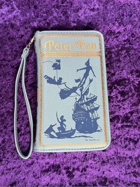 NWOT Peter Pan Blue Book Wristlet Wallet